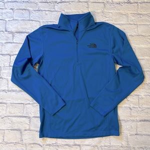 The North Face 1/4 Zip Lightweight Blue Pullover Layering Piece Men’s Size Small